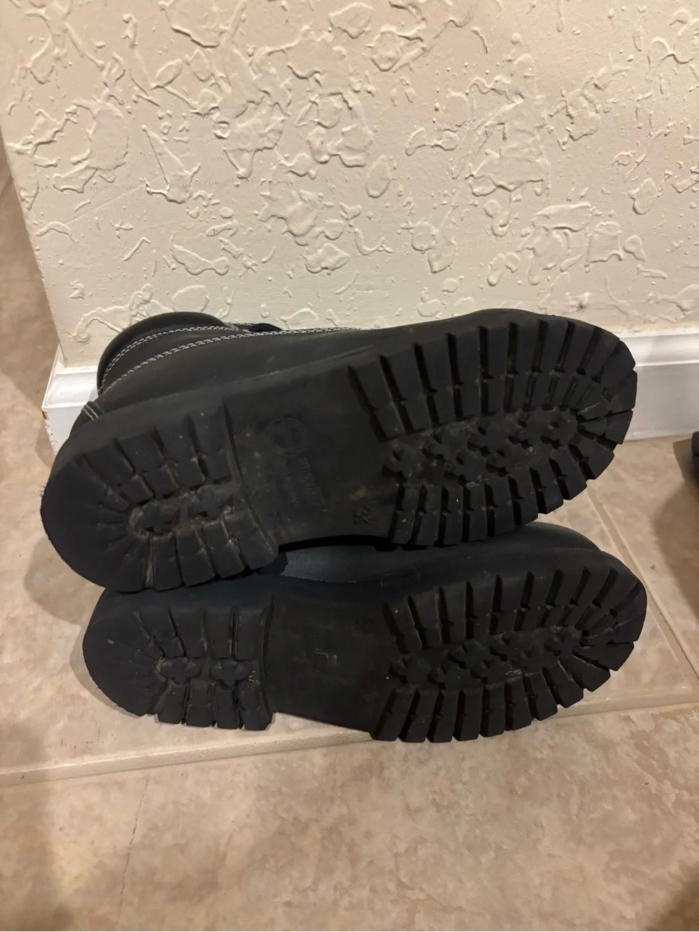 Smart Fit Kids Black Lace-Up Winter Boots